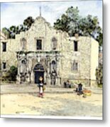 Texas Alamo, 1900 Metal Print