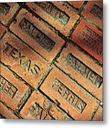 Texas Red Brick Metal Print