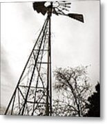 Texas Windmill Metal Print