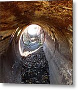 Textured Tunnel Metal Print