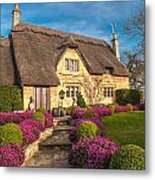 Thatched Cottage Chipping Campden Cotswolds Metal Print