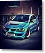 That's One Sexual Lookin' Evo! #car Metal Print