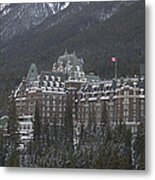 The Banff Springs Hotel Metal Print