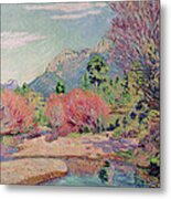 The Banks Of The Sedelle At Crozant Metal Print