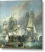 The Battle Of Trafalgar, 1805 Metal Print