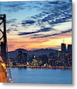 The Bay Bridge From Treasure Island Metal Print