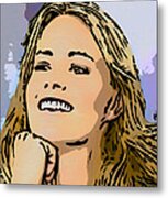 The Beautiful Elisabeth Shue Metal Print