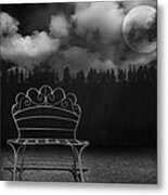 The Bench Is Back Metal Print