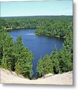 The Blue Au Sable Metal Print