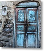 The Blue Door 1 Metal Print