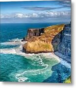 The Cliffs Of Moher 4 - County Clare - Ireland Metal Print