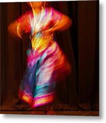 The Colours Of Indian Dance Metal Print