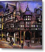 The Cross And Rrows Chester England Metal Print