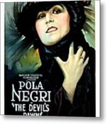 The Devil's Pawn Pola Negri Metal Print