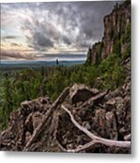 The Dorion Pinnacles Metal Print