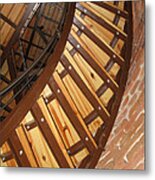 The Downside Of Spiral Stairs Metal Print