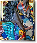 The Eagle And Horse Metal Print