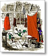 The Elves And The Shoemaker Metal Print