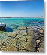 The Exotic Elafonissos In Crete - Greece Metal Print