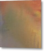 The Face Of Fall Abstract Metal Print