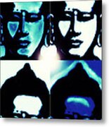 The Face Of The Medicine Buddha Metal Print