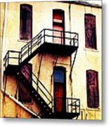 The Fire Escape Metal Print