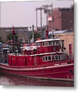 The Fireboat The Cotter Metal Print