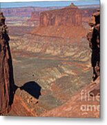 His Eye Is On The Sparrow Metal Print