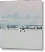 The Grand Tetons, Idaho's Side...flip Metal Print