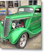 The Green Meanie Metal Print