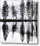 The Heron Pond Metal Print