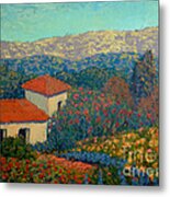 The House On The Sierras Metal Print