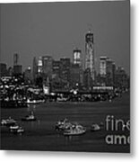 The Hudson And Freedom Tower Metal Print