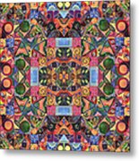 The Joy Of Design Mandala Series Puzzle 2 Arrangement 2 Metal Print