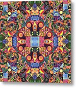 The Joy Of Design Mandala Series Puzzle 2 Arrangement 5 Metal Print