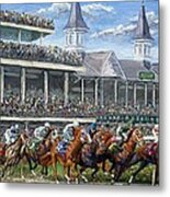 The Kentucky Derby - Churchill Downs Metal Print