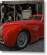 The Long Red One Metal Print