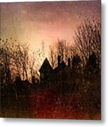 The Mansion Is Warm At The Top Of The Hill Metal Print