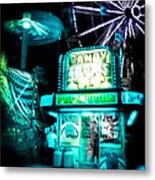 The Middle Of The Midway Metal Print