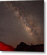 The Milky Way Over Mesa Arch Metal Print