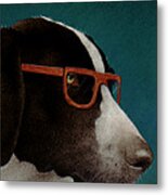 The Nerd Dogs... Metal Print