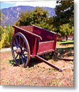 The Old Apple Cart Metal Print