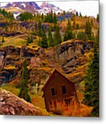 The Old Miners House Metal Print