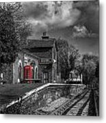 The Old Red Telephone Box Metal Print