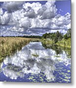 The Old Rice Fields Metal Print