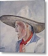 The Old Vaquero Metal Print