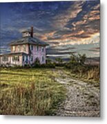 The Pink House - Color Metal Print
