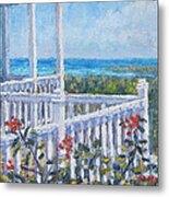 The Porch Metal Print