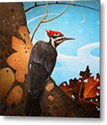 The Rather Pileated Woodpecker Metal Print