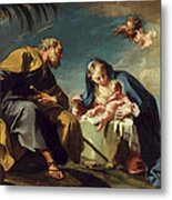 The Rest On The Flight Into Egypt Metal Print